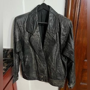 NWT Vintage genuine leather Men jacket